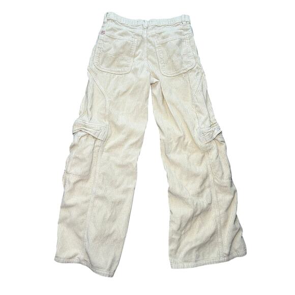 Urban Outfitters Tan Wide Leg Cargo Corduroy Pants Size 24 - Picture 4 of 5